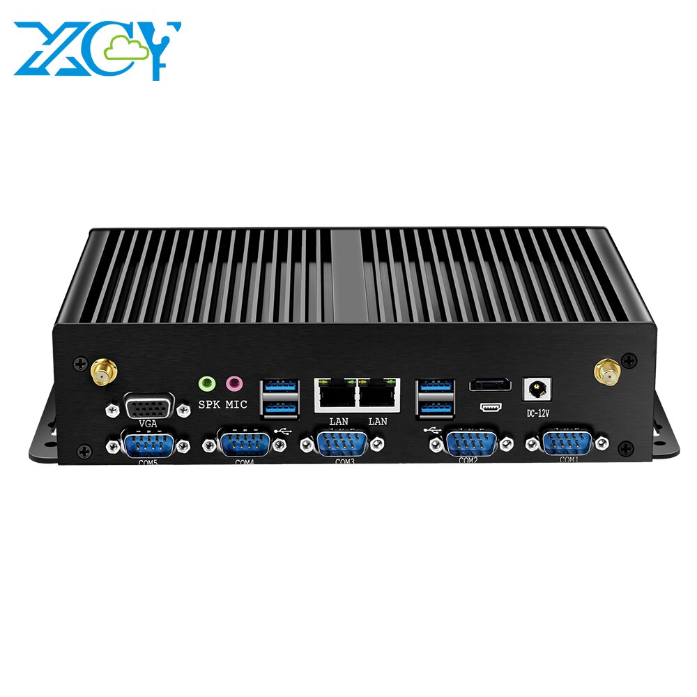 XCY-Ҹ  ̴ PC,  ھ i7 4500U 2 xⰡƮ ̴ RS232 RS422 RS485 HDMI VGA 8xUSB 4G LTE WiFi Windows Linux